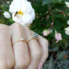 Bouquet złoty pierścionek z tanzanitem topazami rubinami i brylantami - Marcin Czop Autorska Pracownia Biżuterii -gp2